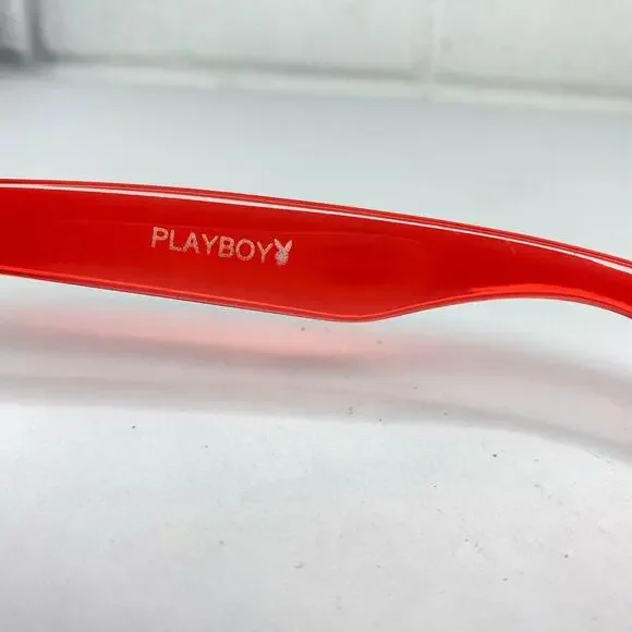 Vintage Playboy 70's Blue red PB00109-15 Sunglasses Frame Blue Lens H1354